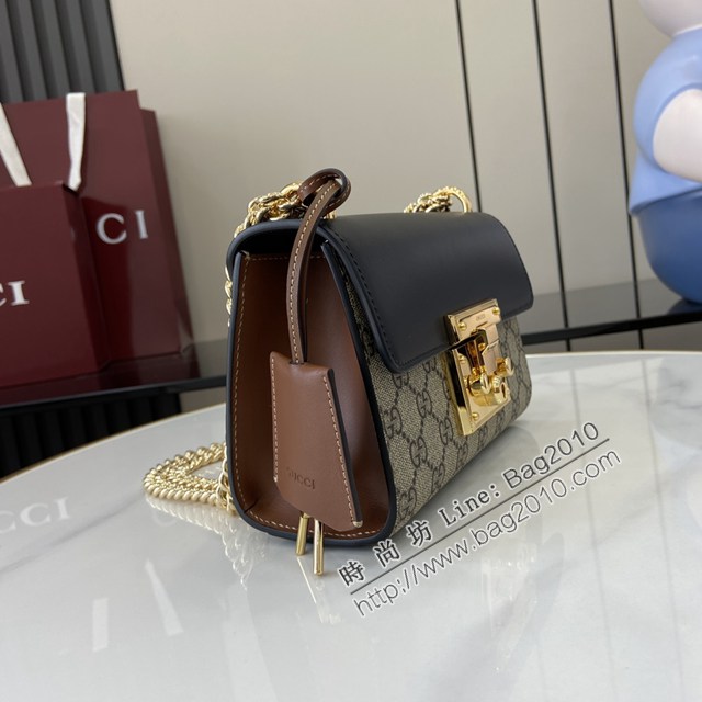 Gucci專櫃古馳最經典款肩背斜挎鏈條小號女包 jh2812型號：409487